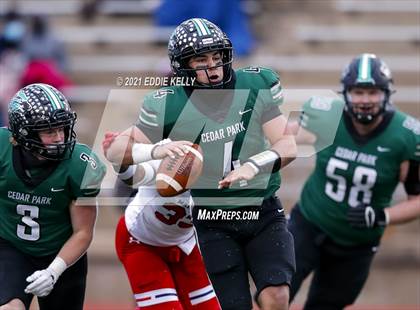Thumbnail 2 in Manvel @ Cedar Park (UIL 5A Division 1 Quarterfinal) photogallery.