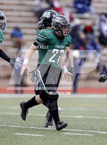 Thumbnail 2 in Manvel @ Cedar Park (UIL 5A Division 1 Quarterfinal) photogallery.
