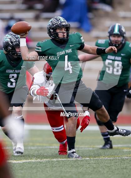 Thumbnail 2 in Manvel @ Cedar Park (UIL 5A Division 1 Quarterfinal) photogallery.