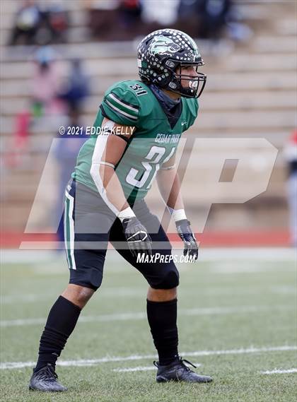 Thumbnail 2 in Manvel @ Cedar Park (UIL 5A Division 1 Quarterfinal) photogallery.