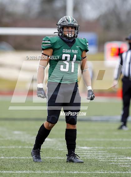 Thumbnail 1 in Manvel @ Cedar Park (UIL 5A Division 1 Quarterfinal) photogallery.