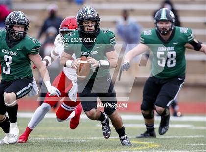 Thumbnail 2 in Manvel @ Cedar Park (UIL 5A Division 1 Quarterfinal) photogallery.