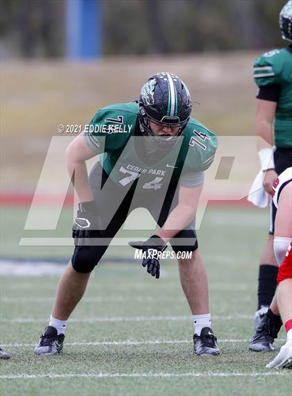 Thumbnail 3 in Manvel @ Cedar Park (UIL 5A Division 1 Quarterfinal) photogallery.