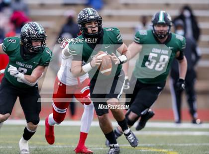 Thumbnail 1 in Manvel @ Cedar Park (UIL 5A Division 1 Quarterfinal) photogallery.