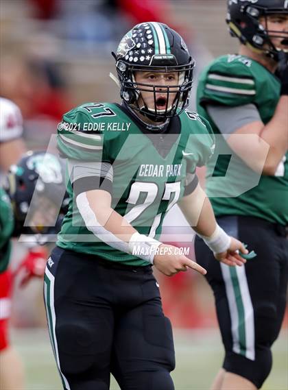 Thumbnail 2 in Manvel @ Cedar Park (UIL 5A Division 1 Quarterfinal) photogallery.