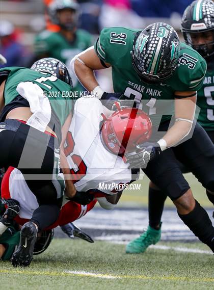 Thumbnail 3 in Manvel @ Cedar Park (UIL 5A Division 1 Quarterfinal) photogallery.