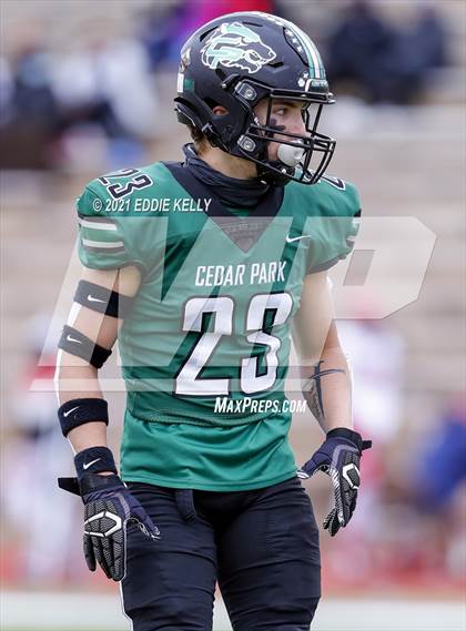 Thumbnail 2 in Manvel @ Cedar Park (UIL 5A Division 1 Quarterfinal) photogallery.