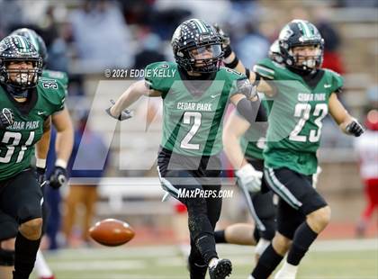 Thumbnail 3 in Manvel @ Cedar Park (UIL 5A Division 1 Quarterfinal) photogallery.
