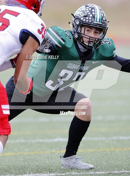 Thumbnail 3 in Manvel @ Cedar Park (UIL 5A Division 1 Quarterfinal) photogallery.