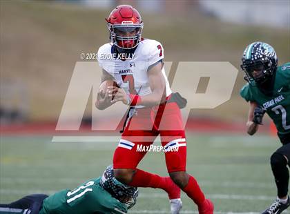 Thumbnail 2 in Manvel @ Cedar Park (UIL 5A Division 1 Quarterfinal) photogallery.