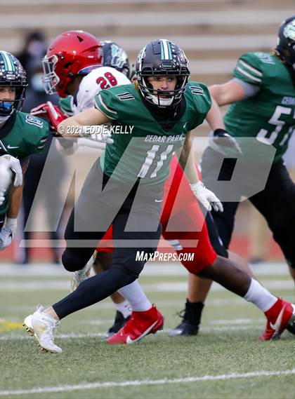 Thumbnail 1 in Manvel @ Cedar Park (UIL 5A Division 1 Quarterfinal) photogallery.