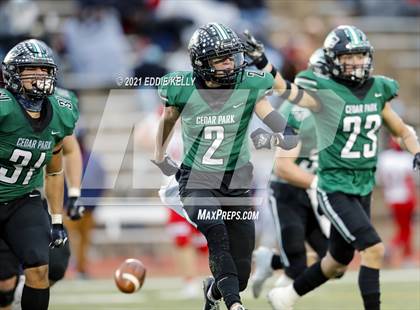 Thumbnail 1 in Manvel @ Cedar Park (UIL 5A Division 1 Quarterfinal) photogallery.