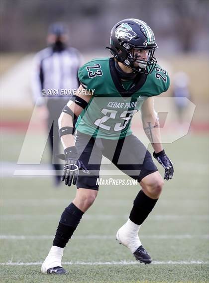 Thumbnail 1 in Manvel @ Cedar Park (UIL 5A Division 1 Quarterfinal) photogallery.