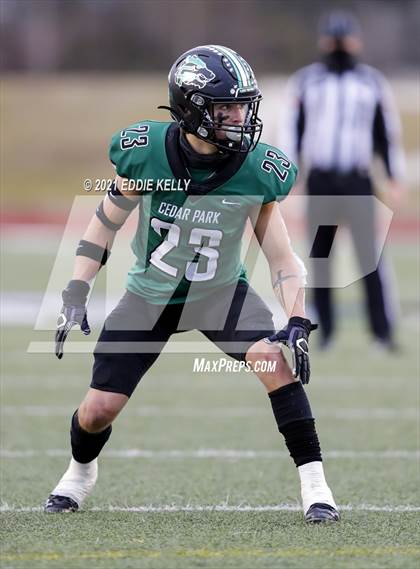 Thumbnail 3 in Manvel @ Cedar Park (UIL 5A Division 1 Quarterfinal) photogallery.
