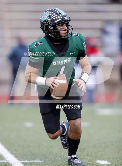 Thumbnail 2 in Manvel @ Cedar Park (UIL 5A Division 1 Quarterfinal) photogallery.
