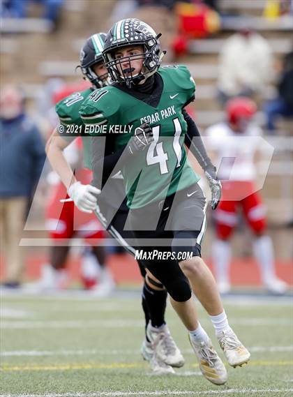 Thumbnail 2 in Manvel @ Cedar Park (UIL 5A Division 1 Quarterfinal) photogallery.