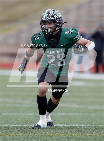 Thumbnail 3 in Manvel @ Cedar Park (UIL 5A Division 1 Quarterfinal) photogallery.