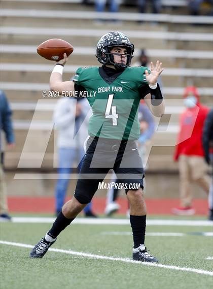 Thumbnail 1 in Manvel @ Cedar Park (UIL 5A Division 1 Quarterfinal) photogallery.