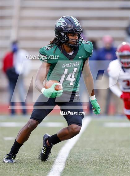 Thumbnail 1 in Manvel @ Cedar Park (UIL 5A Division 1 Quarterfinal) photogallery.