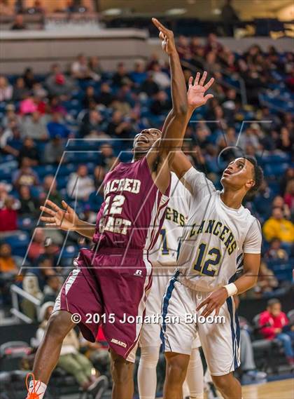 Thumbnail 2 in Sacred Heart vs Notre Dame Catholic (MLK Classic) photogallery.