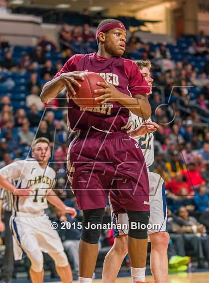 Thumbnail 2 in Sacred Heart vs Notre Dame Catholic (MLK Classic) photogallery.