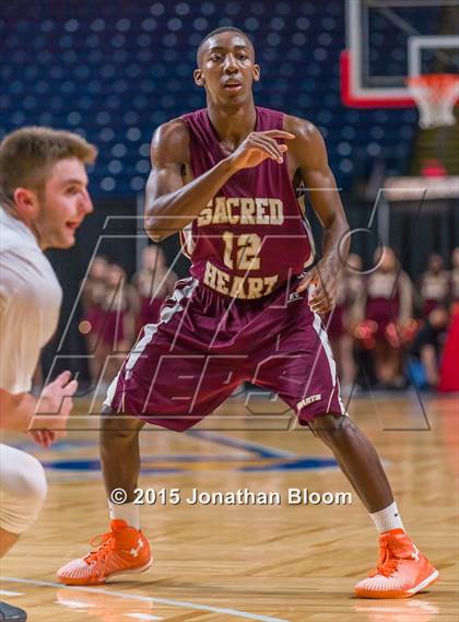 Thumbnail 1 in Sacred Heart vs Notre Dame Catholic (MLK Classic) photogallery.