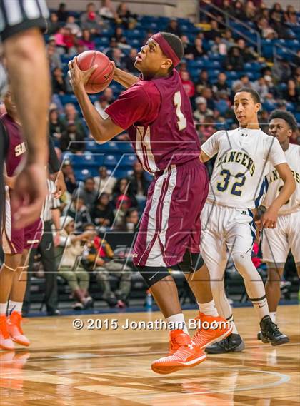 Thumbnail 1 in Sacred Heart vs Notre Dame Catholic (MLK Classic) photogallery.