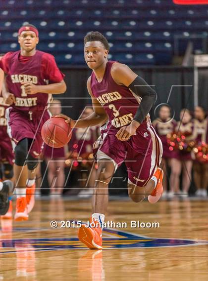 Thumbnail 3 in Sacred Heart vs Notre Dame Catholic (MLK Classic) photogallery.