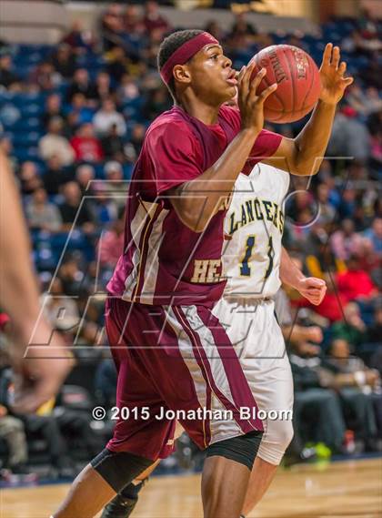 Thumbnail 2 in Sacred Heart vs Notre Dame Catholic (MLK Classic) photogallery.