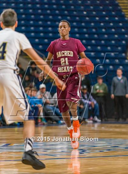 Thumbnail 2 in Sacred Heart vs Notre Dame Catholic (MLK Classic) photogallery.