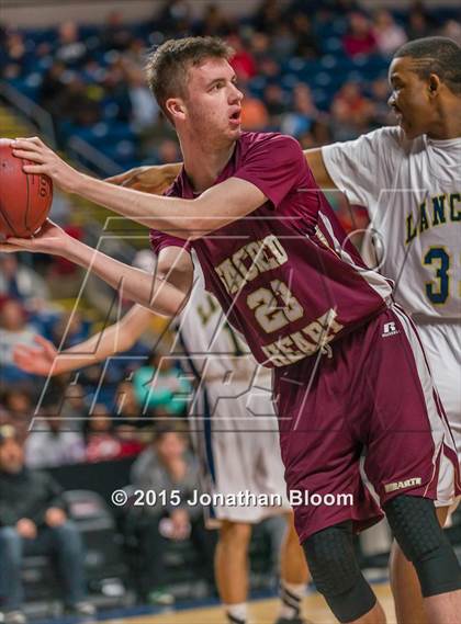 Thumbnail 1 in Sacred Heart vs Notre Dame Catholic (MLK Classic) photogallery.