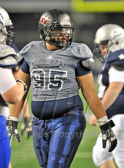 Thumbnail 2 in Blue-Grey All American Bowl (@AT&T Stadium) photogallery.
