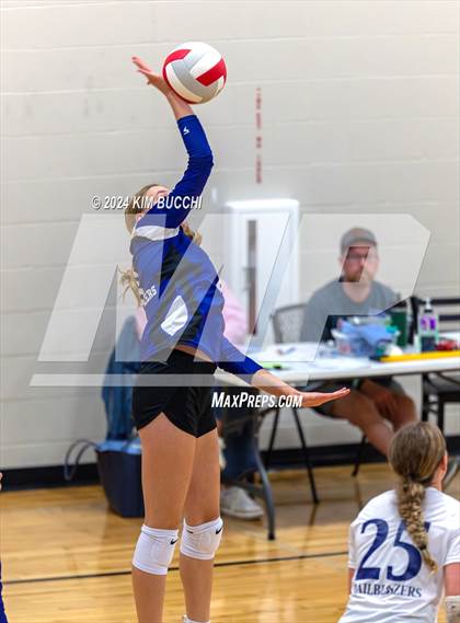 Thumbnail 1 in Mishawaka HomeSchool vs Cincinnati HomeSchool (Midwest Volleyball Classic) photogallery.