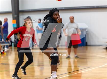 Thumbnail 1 in Mishawaka HomeSchool vs Cincinnati HomeSchool (Midwest Volleyball Classic) photogallery.