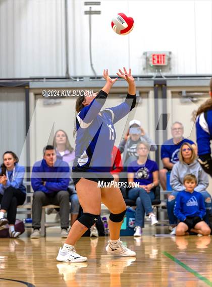 Thumbnail 1 in Mishawaka HomeSchool vs Cincinnati HomeSchool (Midwest Volleyball Classic) photogallery.