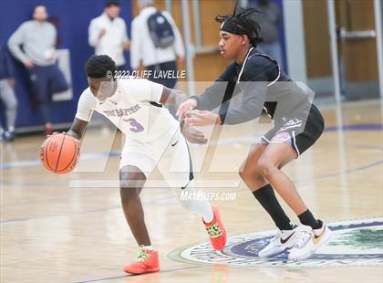 Thumbnail 2 in Peninsula Catholic vs First Baptist (Lowcountry Roundball Classic) photogallery.