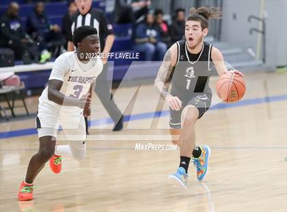 Thumbnail 2 in Peninsula Catholic vs First Baptist (Lowcountry Roundball Classic) photogallery.