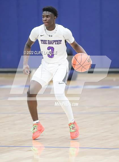 Thumbnail 1 in Peninsula Catholic vs First Baptist (Lowcountry Roundball Classic) photogallery.