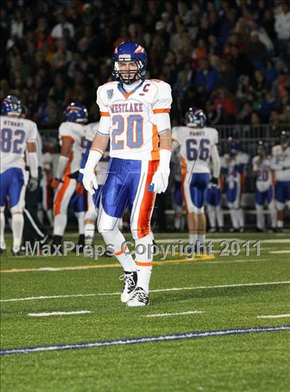 Thumbnail 1 in Oaks Christian vs. Westlake (CIF SS Northern Division Final) photogallery.