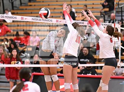 Thumbnail 2 in Mater Dei vs. Redondo Union (CIF State Open First Round Playoffs) photogallery.
