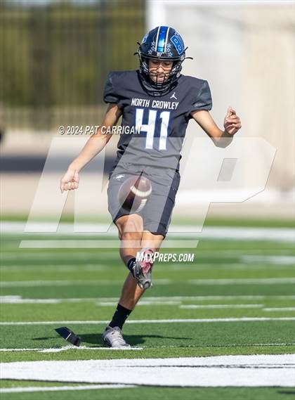 Thumbnail 1 in Byron Nelson @ North Crowley (UIL Football 6A DI Bi-District) photogallery.