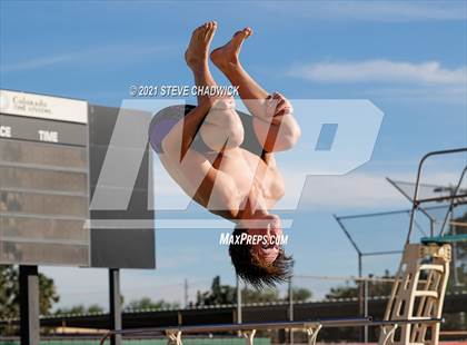 Thumbnail 3 in AIA Division I,III Diving Semifinals photogallery.