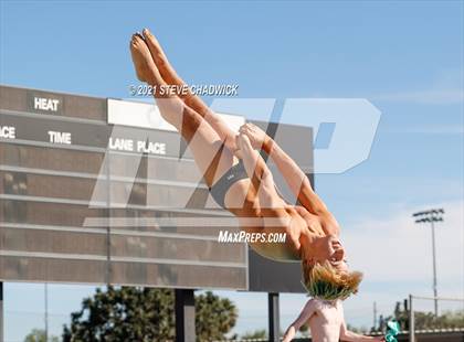 Thumbnail 2 in AIA Division I,III Diving Semifinals photogallery.