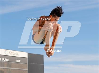 Thumbnail 1 in AIA Division I,III Diving Semifinals photogallery.