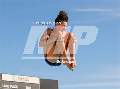 Thumbnail 2 in AIA Division I,III Diving Semifinals photogallery.