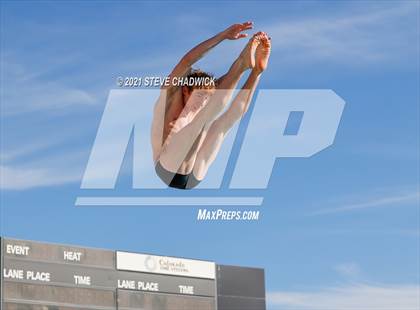 Thumbnail 2 in AIA Division I,III Diving Semifinals photogallery.