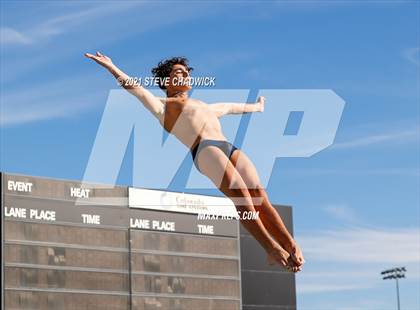 Thumbnail 3 in AIA Division I,III Diving Semifinals photogallery.