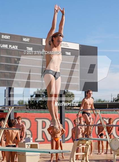 Thumbnail 1 in AIA Division I,III Diving Semifinals photogallery.