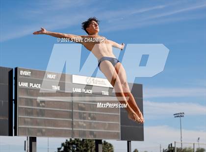 Thumbnail 2 in AIA Division I,III Diving Semifinals photogallery.