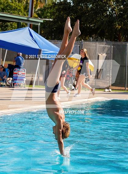 Thumbnail 2 in AIA Division I,III Diving Semifinals photogallery.